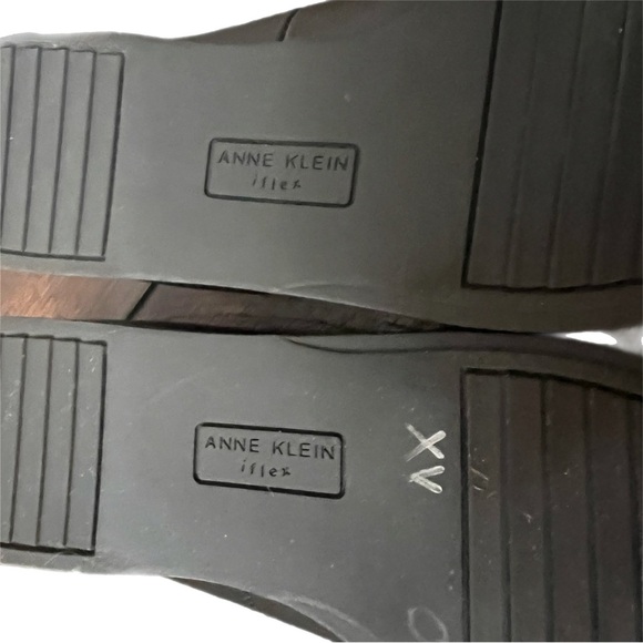 Anne Klein Iflex Serene Black Vegan Leather, Slip on, Ballet Flat. Wmn 9M - Picture 6 of 10